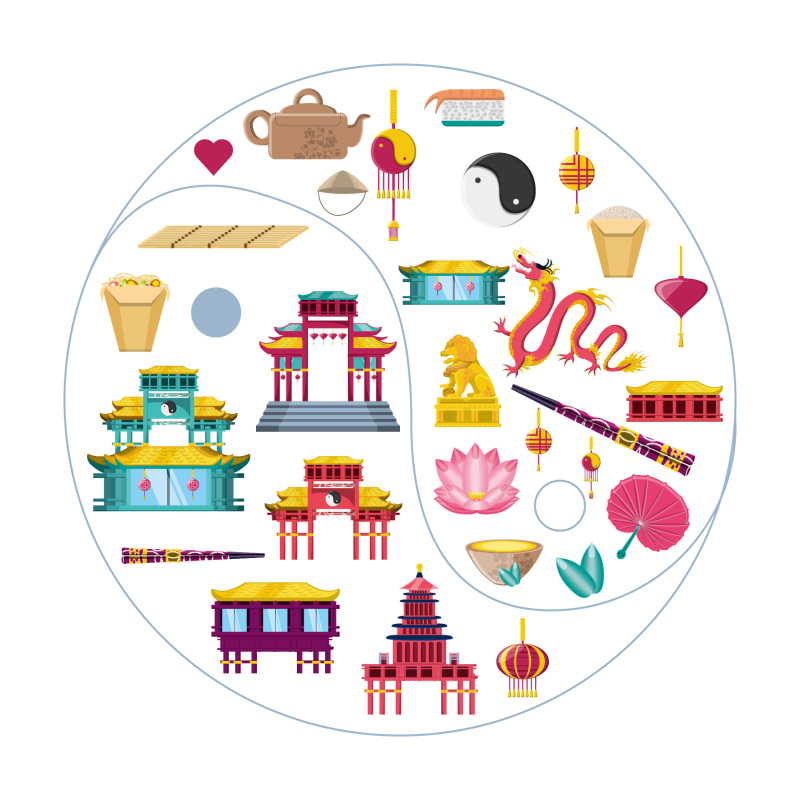 Chinese traditional elements pattern (8)