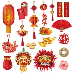 Chinese Spring Festival elements pattern (5)