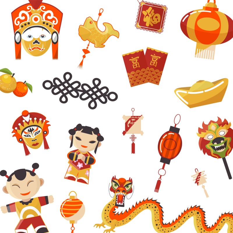 Chinese traditional elements pattern (23)