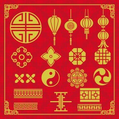 Chinese traditional elements pattern (20)