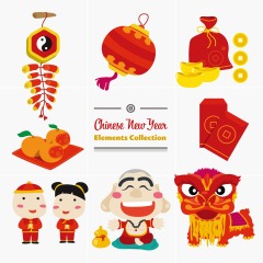 Chinese traditional elements pattern (9)