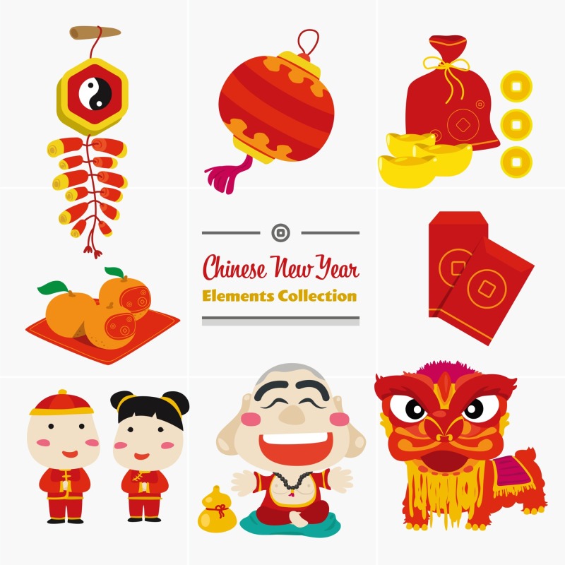 Chinese traditional elements pattern (9)