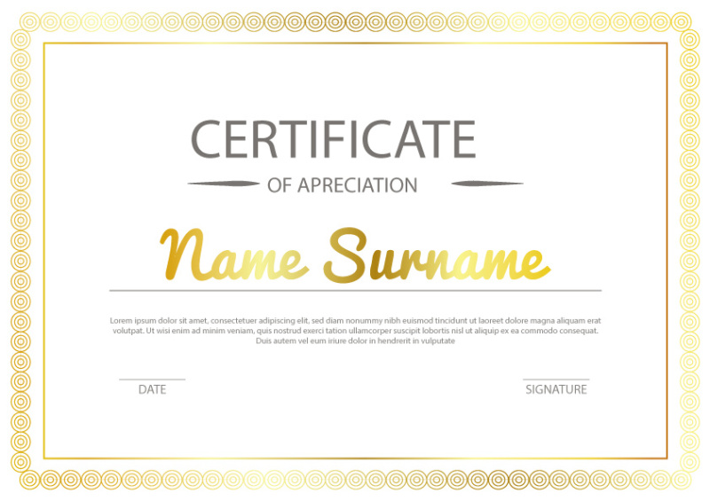 achievement certificate template (31)