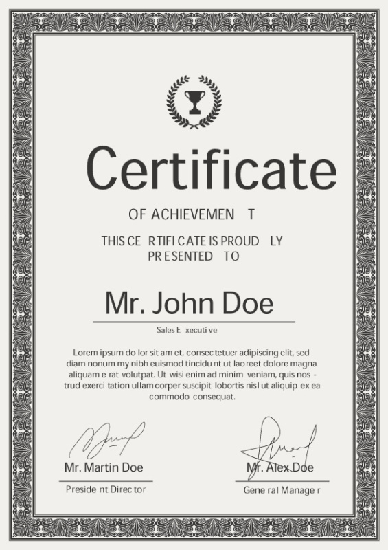 achievement certificate template (11)