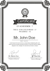 achievement certificate template (15)