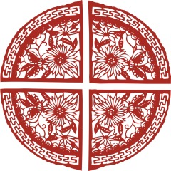Chinese traditional paper cutting art elements set (2)