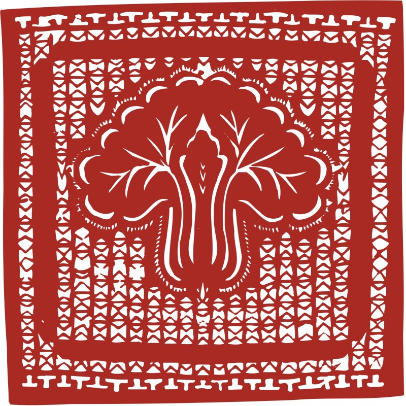Chinese traditional paper cutting art elements set (26)