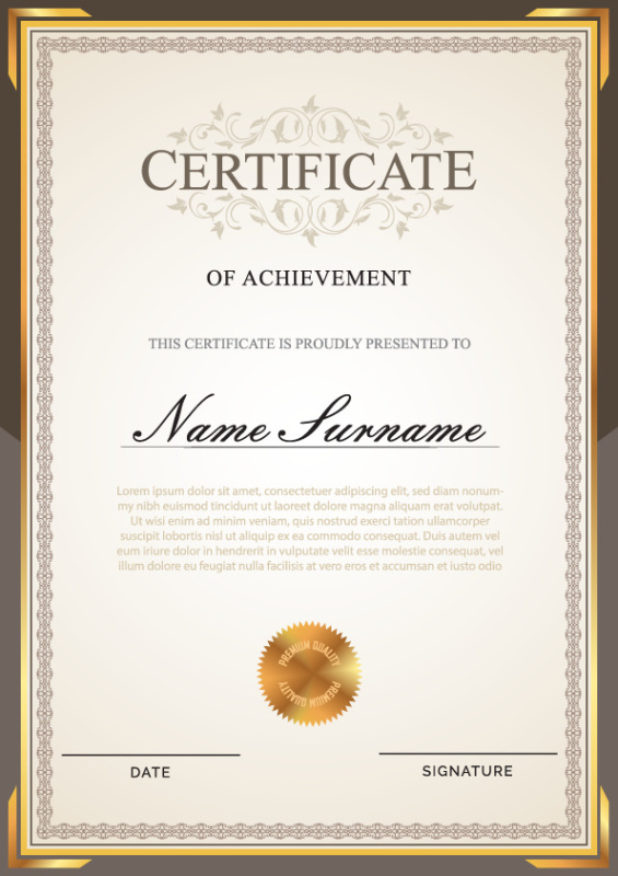 achievement certificate template (3)