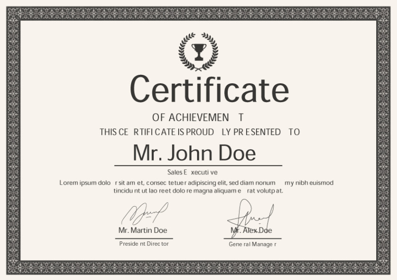 achievement certificate template (13)