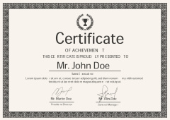 achievement certificate template (12)