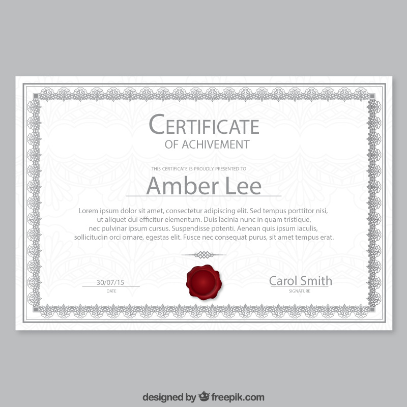 achievement certificate template (9)