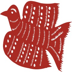Chinese traditional paper cutting art elements set (5)