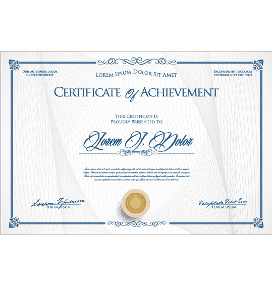 achievement certificate template (5)