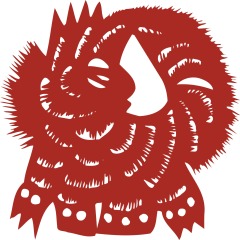 Chinese traditional paper cutting art elements set (9)