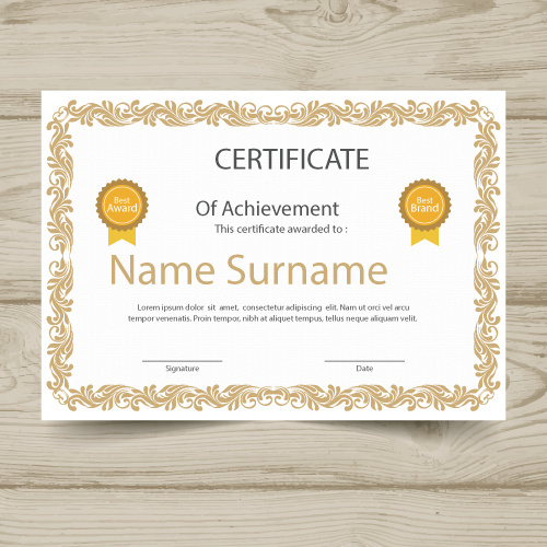 achievement certificate template (37)