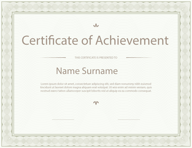 achievement certificate template (19)