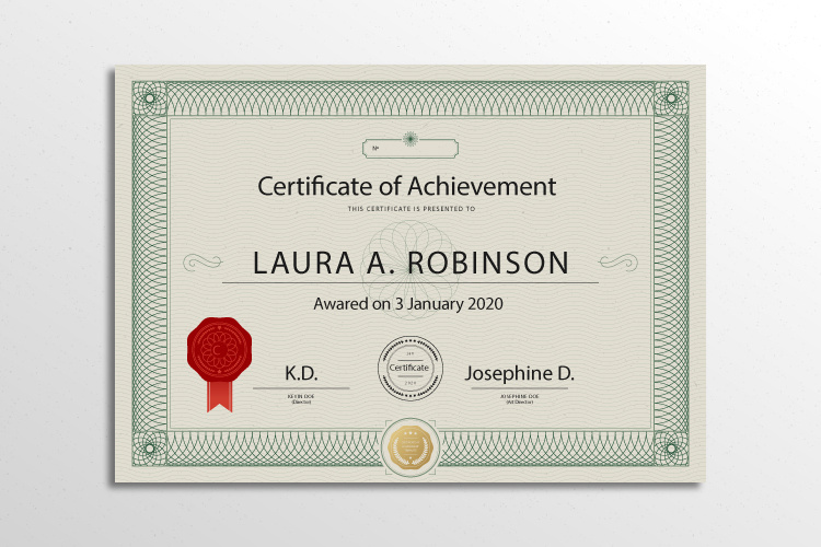 achievement certificate template (39)