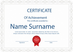 achievement certificate template (35)