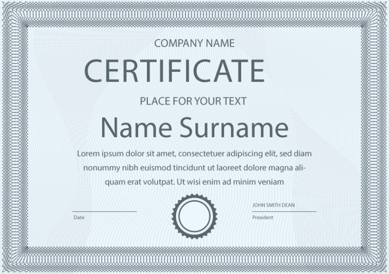 achievement certificate template (25)