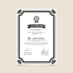 achievement certificate template (16)