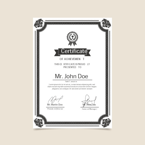 achievement certificate template (16)