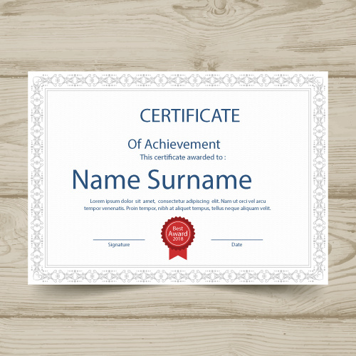 achievement certificate template (36)