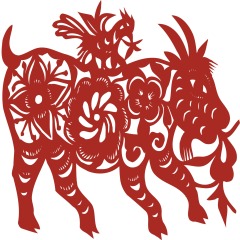 Chinese traditional paper cutting art elements set (31)