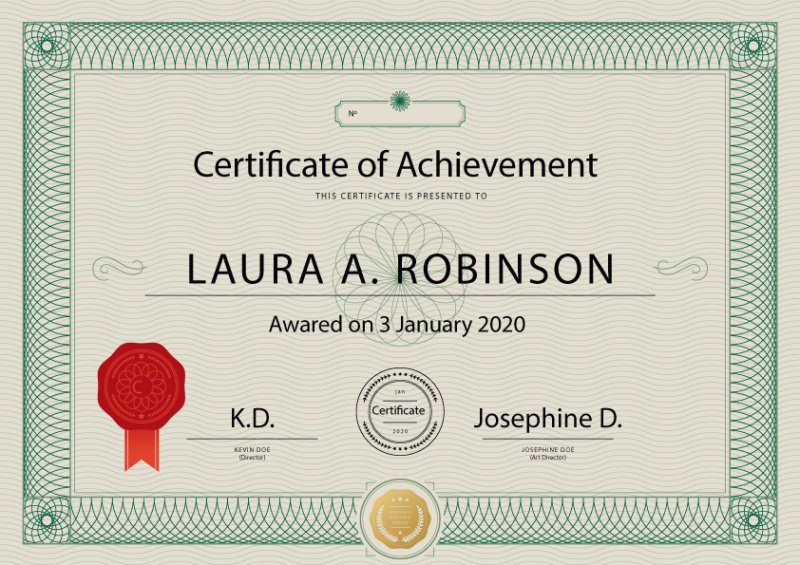 achievement certificate template (40)