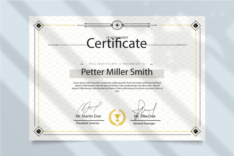 achievement certificate template (53)