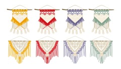 Chinese style traditional tassels art elements set (11)