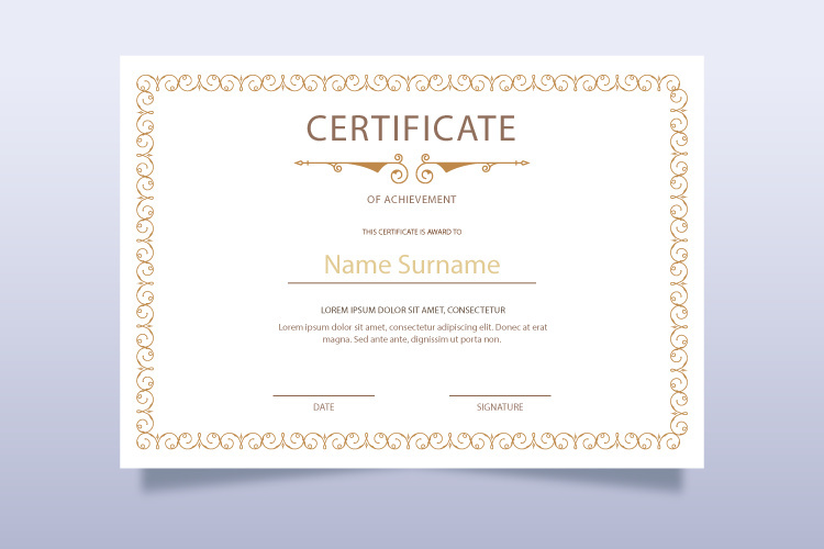 achievement certificate template (48)