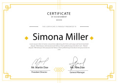 achievement certificate template (52)