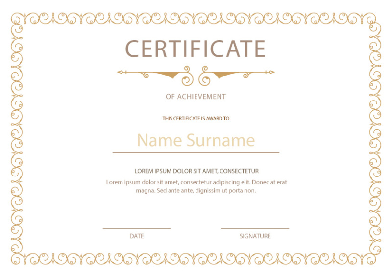achievement certificate template (47)