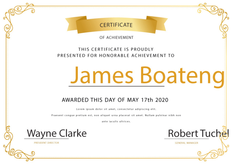 achievement certificate template (41)
