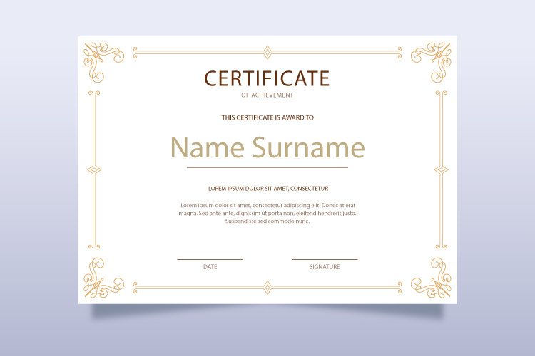 achievement certificate template (46)