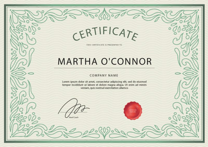 achievement certificate template (81)