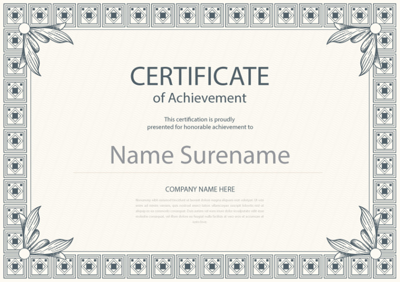 achievement certificate template (82)