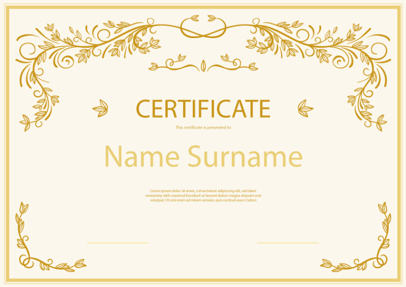 achievement certificate template (84)