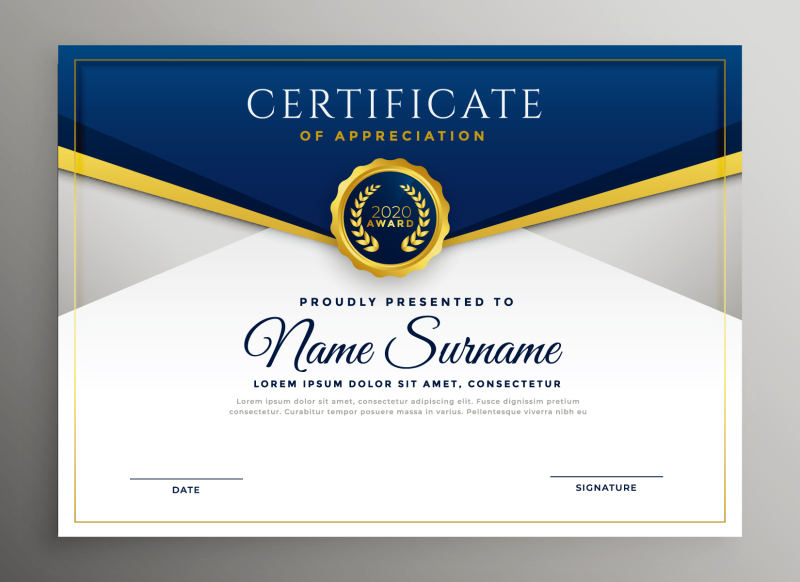 High quality certificate template pattern (40)