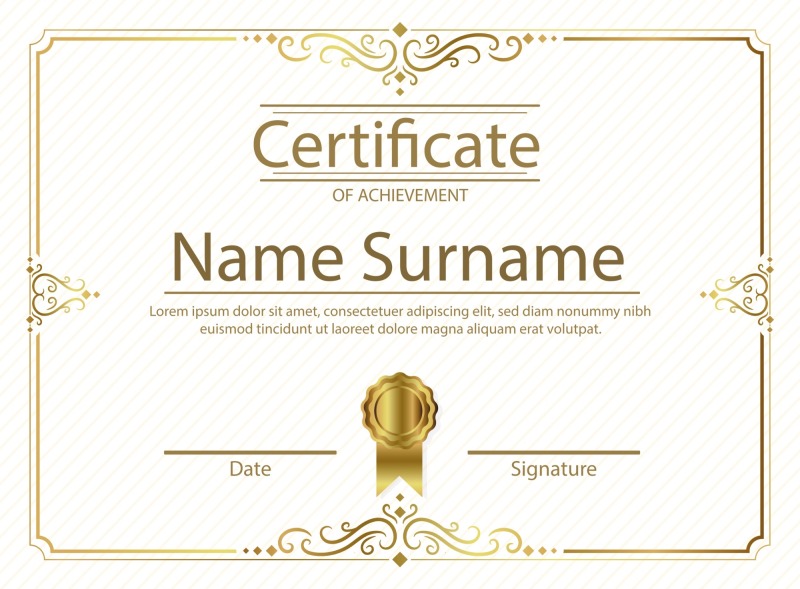 High quality certificate template pattern (3)