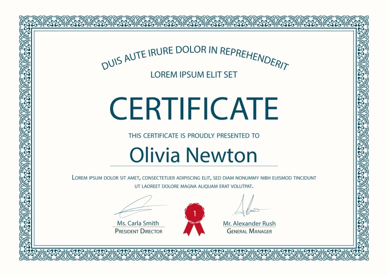 High quality certificate template pattern (36)