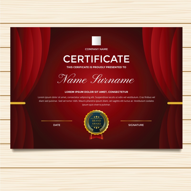 High quality certificate template pattern (51)