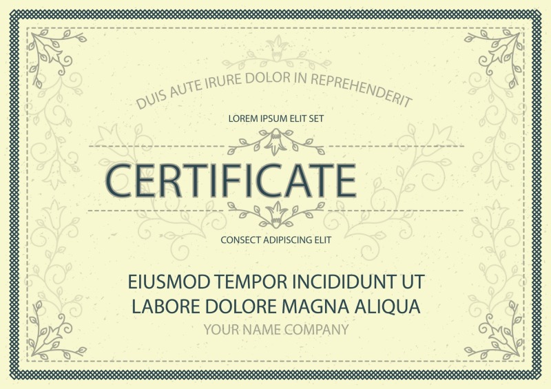 High quality certificate template pattern (20)