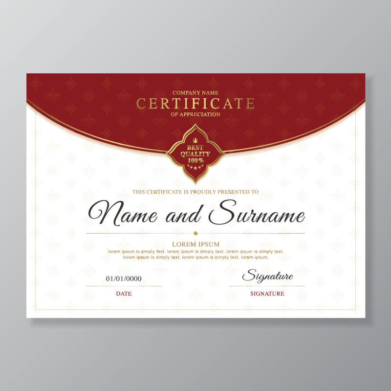 High quality certificate template pattern (37)
