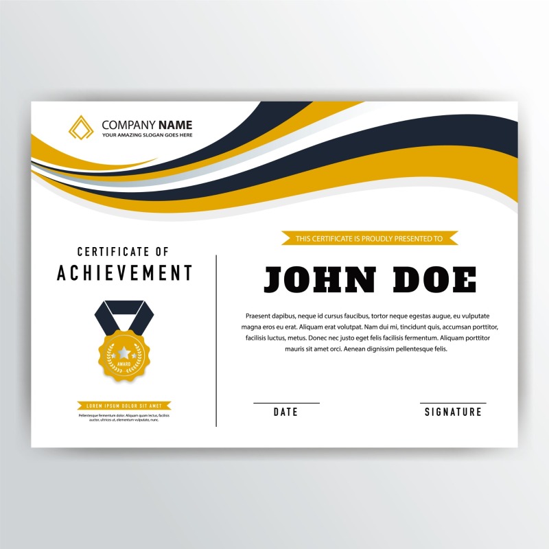 High quality certificate template pattern (100)