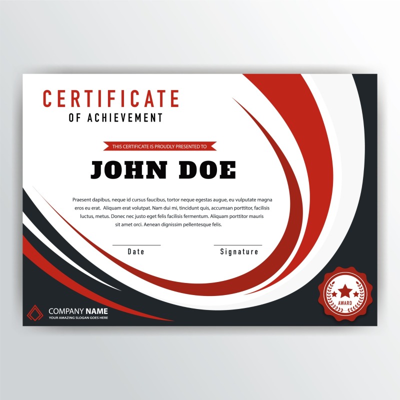 High quality certificate template pattern (102)