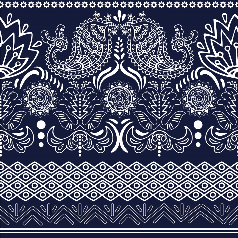 Indian style decorative pattern template (13)