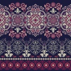 Indian style decorative pattern template (5)