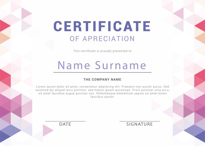 High quality certificate template pattern (144)