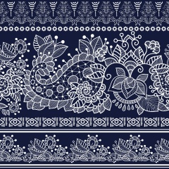 Indian style decorative pattern template (10)